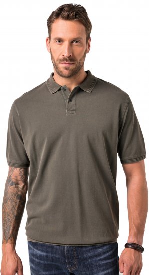 JP1880 Polo Shirt Pique Vintage Mocha - Polo - Polo Uomo Taglie Forti