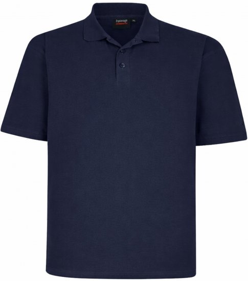 Espionage P074 Basic Short Sleeve Polo Navy - Polo - Polo Uomo Taglie Forti