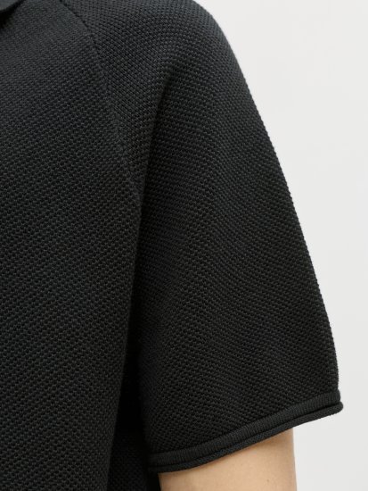 Jack & Jones Hill Polo A Maniche Corte Nera - Polo - Polo Uomo Taglie Forti