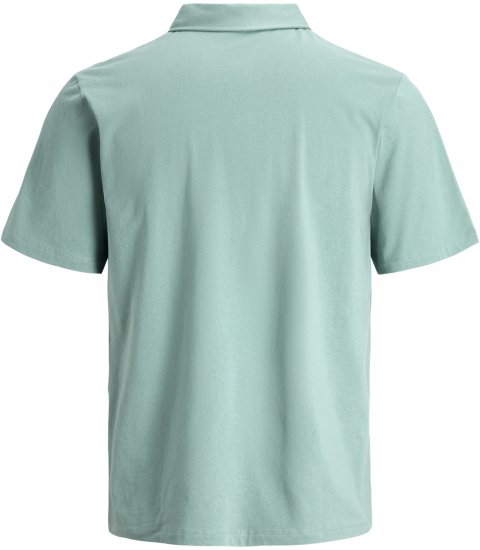 Jack & Jones Brandon Short Sleeve Polo Turquoise - Polo - Polo Uomo Taglie Forti