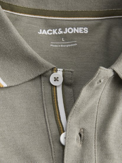 Jack & Jones Blaze Short Sleeve Polo Grey - Polo - Polo Uomo Taglie Forti
