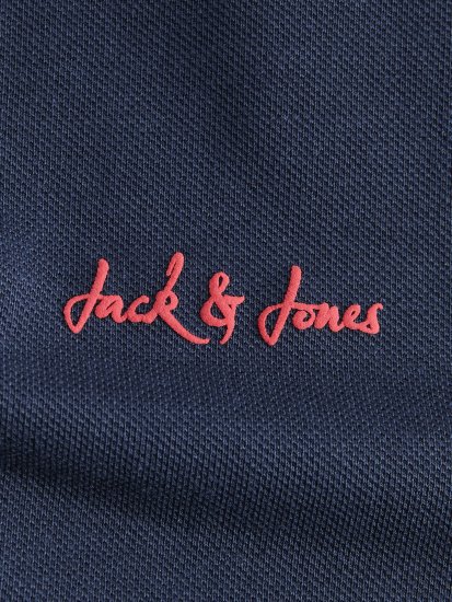Jack & Jones Blaze Short Sleeve Polo Navy - Polo - Polo Uomo Taglie Forti