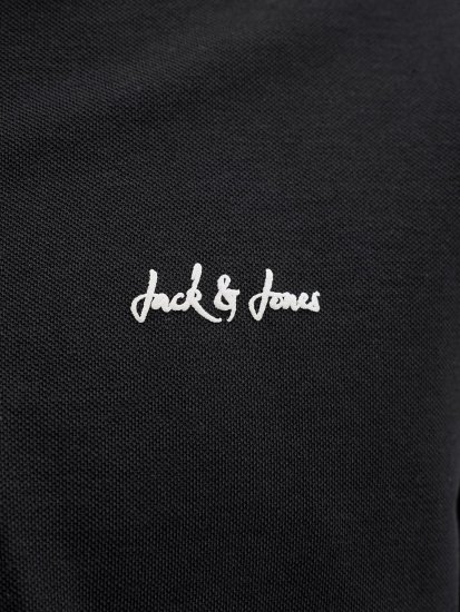 Jack & Jones Blaze Short Sleeve Polo Black - Polo - Polo Uomo Taglie Forti