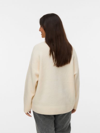 Vero Moda Boom Long Sleeve Pullover Birch - Maglioni lavorati a maglia - 