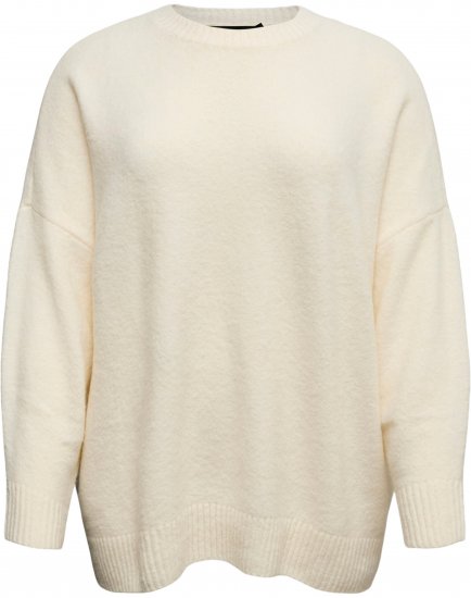 Vero Moda Boom Long Sleeve Pullover Birch - Maglioni lavorati a maglia - 