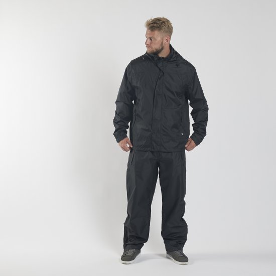 North Latitude Rain Jacket Black TALL - Abbigliamento sportivo & Outdoor - Abbigliamento Sportivo Uomo Taglie Forti