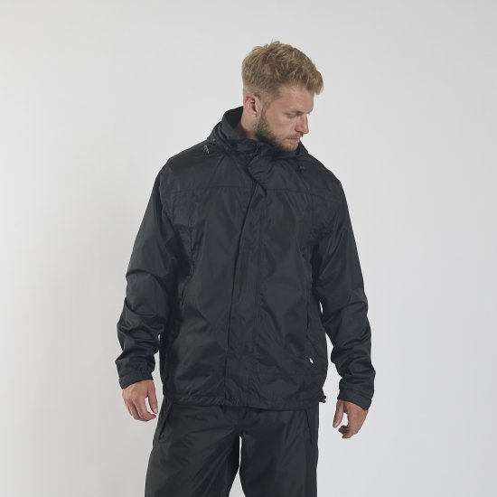 North Latitude Rain Jacket Black TALL - Abbigliamento sportivo & Outdoor - Abbigliamento Sportivo Uomo Taglie Forti