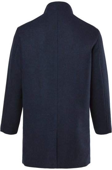 Boston Park Coat Two-Tone Wool Mix Navy - Giubbotti - Giubbotti Uomo Taglie Forti