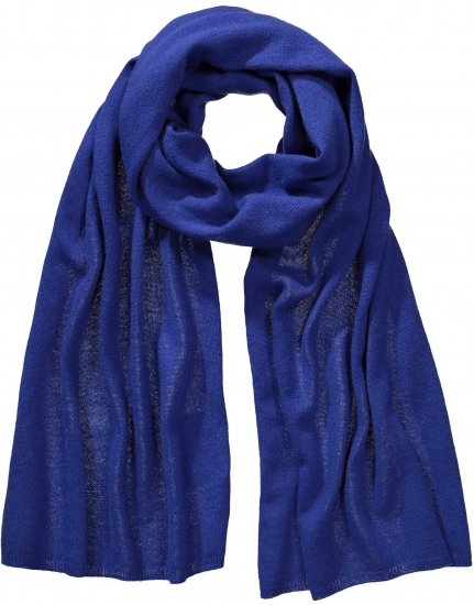 Ulla Popken Virgin Wool Cashmere Mix Scarf Deep Aqua - Accessori - 