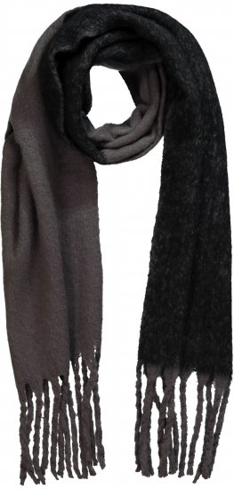 Ulla Popken Fringed Edge Boucle Scarf Green - Accessori - 