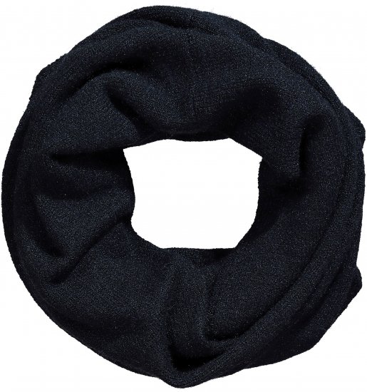 Ulla Popken Knit Infinity Scarf Navy - Accessori - 