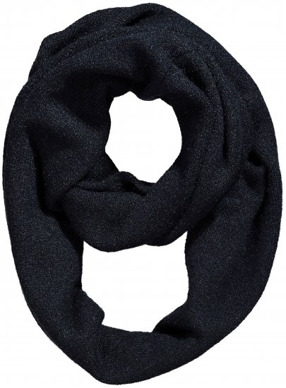 Ulla Popken Knit Infinity Scarf Navy - Accessori - 