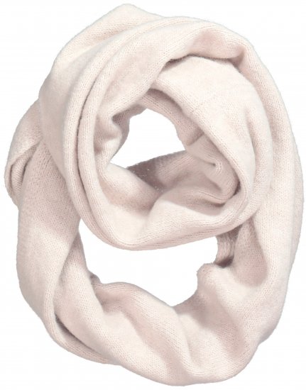 Ulla Popken Knit Infinity Scarf Pastel Pink - Accessori - 