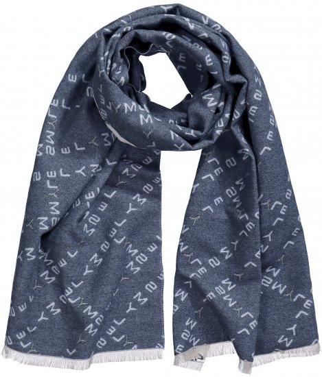 Ulla Popken Smyle Reversible Scarf Navy - Accessori - 
