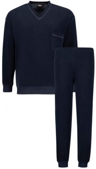 Adamo 119272 Frottier Pyjama Navy - Intimo & costumi da bagno - Intimo Taglie Forti Uomo