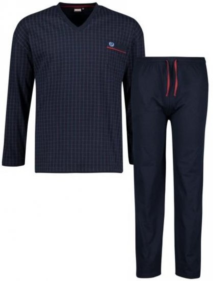 Adamo 119413 VS-Pyjama Navy - Intimo & costumi da bagno - Intimo Taglie Forti Uomo