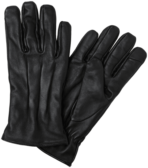 Jack & Jones Montana Leather Gloves Black - Accessori - 