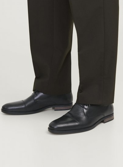 Jack & Jones Raymond Leather Shoes Anthracite - Scarpe da uomo 40-52 - 