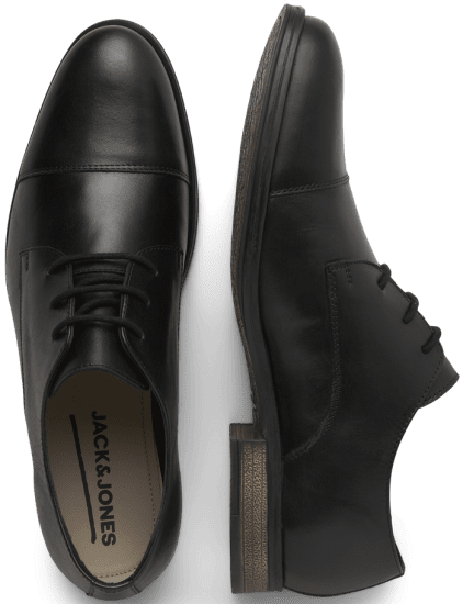Jack & Jones Raymond Leather Shoes Anthracite - Scarpe da uomo 40-52 - 