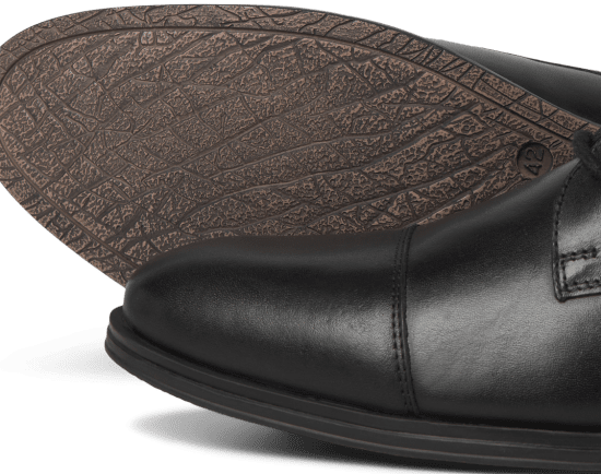 Jack & Jones Raymond Leather Shoes Anthracite - Scarpe da uomo 40-52 - 