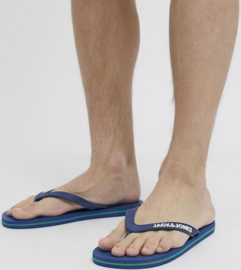 Jack & Jones Basic Flip Flop Slippers Blue Quartz - Scarpe da uomo 40-52 - 