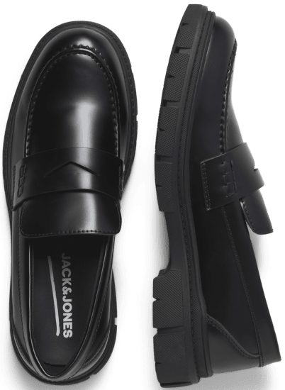 Jack & Jones Baker Loafers Anthracite - Scarpe da uomo 40-52 - 