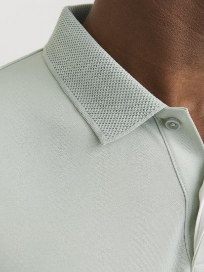 Jack & Jones Rodney Short Sleeve Polo Aqua Gray - Polo - Polo Uomo Taglie Forti