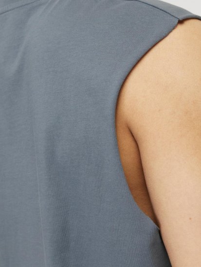 Jack & Jones VESTERBRO Sleeveless T-Shirt Stormy Weather - Magliette - Magliette Uomo Taglie Forti