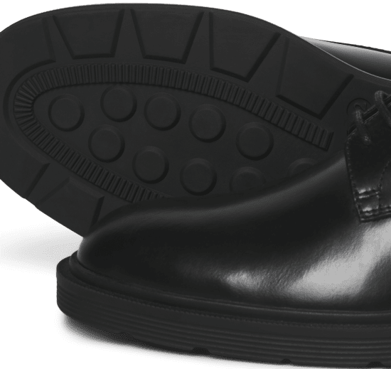 Jack & Jones Dax Leather Lace Shoes Anthracite - Scarpe da uomo 40-52 - 