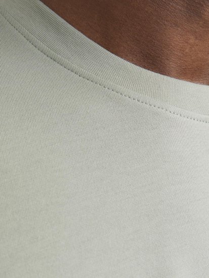 Jack & Jones FUSION Full Branding T-Shirt Aqua Grey - Magliette - Magliette Uomo Taglie Forti
