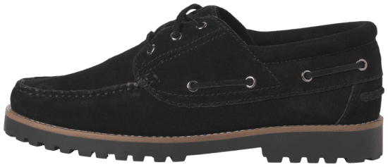 Jack & Jones Brooklyn Suede Boat Shoes Black - Scarpe da uomo 40-52 - 