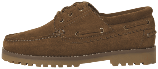 Jack & Jones Brooklyn Suede Boat Loafers Cognac - Scarpe da uomo 40-52 - 
