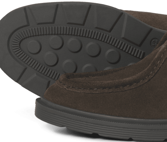 Jack & Jones Austin Suede Moc Brown Stone - Scarpe da uomo 40-52 - 
