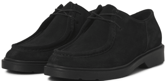 Jack & Jones Austin Suede Moc Black - Scarpe da uomo 40-52 - 