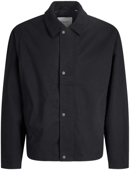 Jack & Jones Graham Worker Jacket Black - Giubbotti - Giubbotti Uomo Taglie Forti