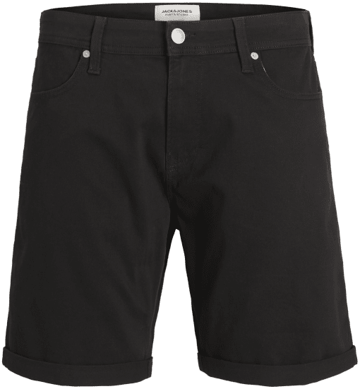 Jack & Jones Rick Dylan Original Shorts Black - Shorts - Pantaloncini Uomo Taglie Forti