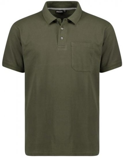 Adamo 139311 Poloshirt RF Olive Green - Polo - Polo Uomo Taglie Forti
