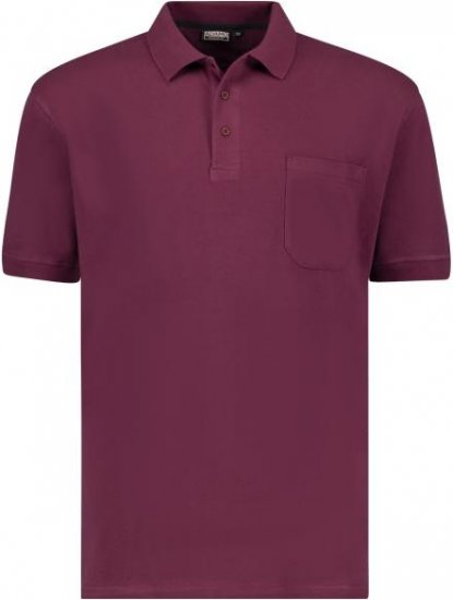 Adamo 139311 Poloshirt RF Blackberry Red - Polo - Polo Uomo Taglie Forti
