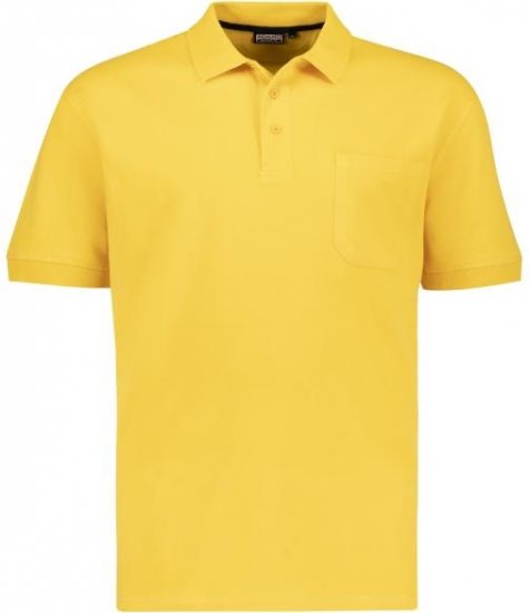 Adamo 139311 Poloshirt RF Yellow - Polo - Polo Uomo Taglie Forti