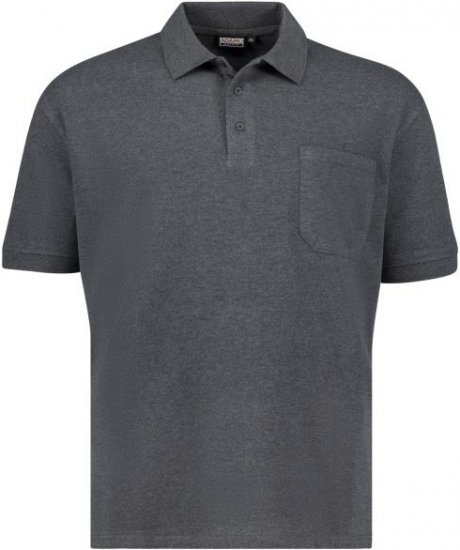 Adamo 139311 Poloshirt RF Heather Grey - Polo - Polo Uomo Taglie Forti