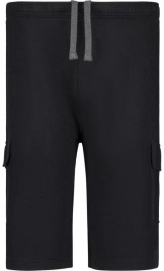 Adamo 159308 Cargo Shorts Black - Shorts - Pantaloncini Uomo Taglie Forti