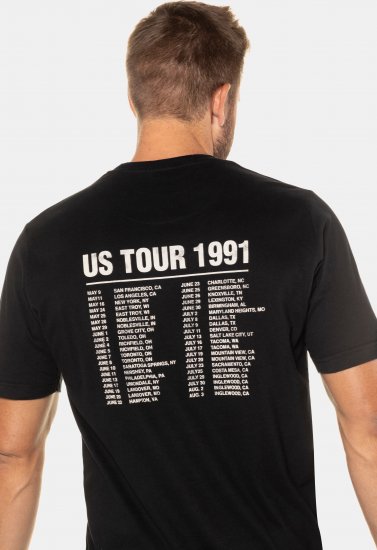 JP1880 Guns N’ Roses Skull Comfort Fit Band T-Shirt Black - Magliette - Magliette Uomo Taglie Forti