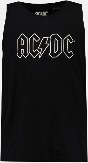JP1880 AC/DC Graphic Comfort Fit Band Tank Top Black - Magliette - Magliette Uomo Taglie Forti