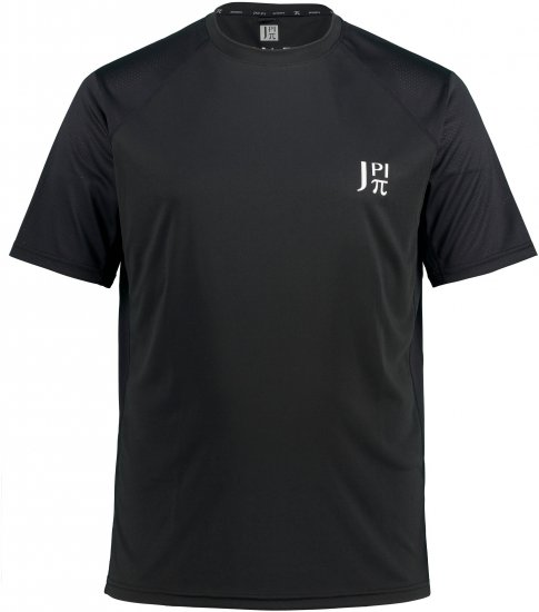 JP1880 FLEXNAMIC® QuickDry Tennis T-Shirt Black - Abbigliamento sportivo & Outdoor - Abbigliamento Sportivo Uomo Taglie Forti