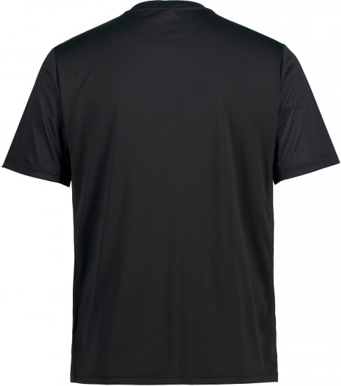 JP1880 FLEXNAMIC® QuickDry Tennis T-Shirt Black - Abbigliamento sportivo & Outdoor - Abbigliamento Sportivo Uomo Taglie Forti