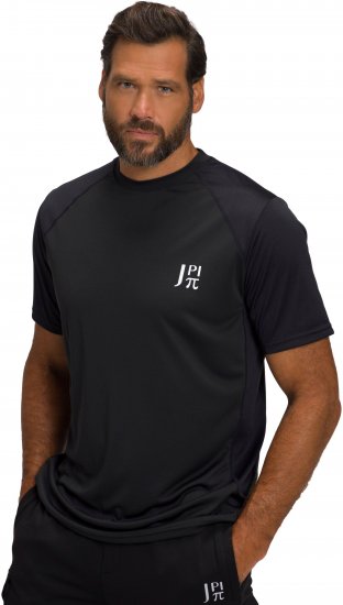 JP1880 FLEXNAMIC® QuickDry Tennis T-Shirt Black - Abbigliamento sportivo & Outdoor - Abbigliamento Sportivo Uomo Taglie Forti