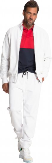 JP1880 Tennis Sweatshirt Snow White - Abbigliamento sportivo & Outdoor - Abbigliamento Sportivo Uomo Taglie Forti