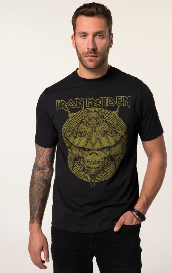 JP1880 Iron Maiden Samurai Eddie T-Shirt Black - Magliette - Magliette Uomo Taglie Forti