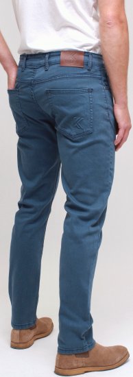 Kam Jeans Bens Embossed Reg Fit Jeans Smokey Blue - Jeans & pantaloni - Jeans & Pantaloni Uomo Taglie Forti