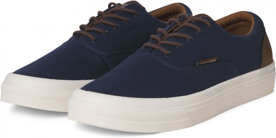 Jack & Jones Lington Canvas Sneakers Navy Blazer - Scarpe da uomo 40-52 - 